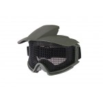 Tactical goggles with hood - Olive (Ultimate Tactical)